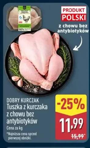 Tuszka z kurczaka z chowu bez antybiotyków Dobry Kurczak