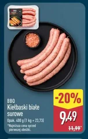 Kiełbaski białe surowe BBQ