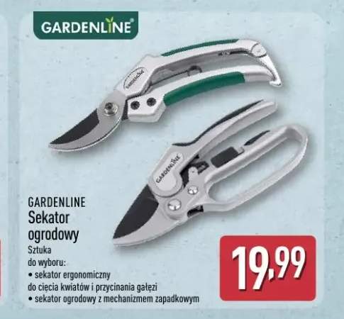 Sekator ogrodowy z mechanizmem zapadkowym GARDENLINE