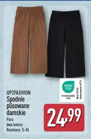 Spodnie plisowane damskie UP2FASHION
