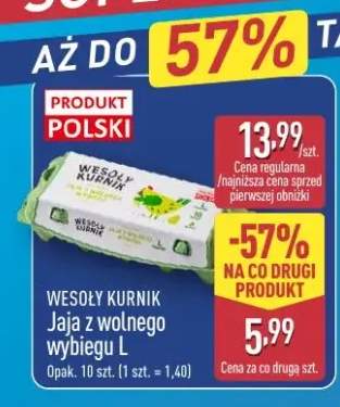 Jaja z wolnego wybiegu L Wesoły Kurnik