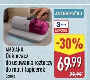 Odkurzacz do usuwania roztoczy do mat i tapicerek AMBIANO
