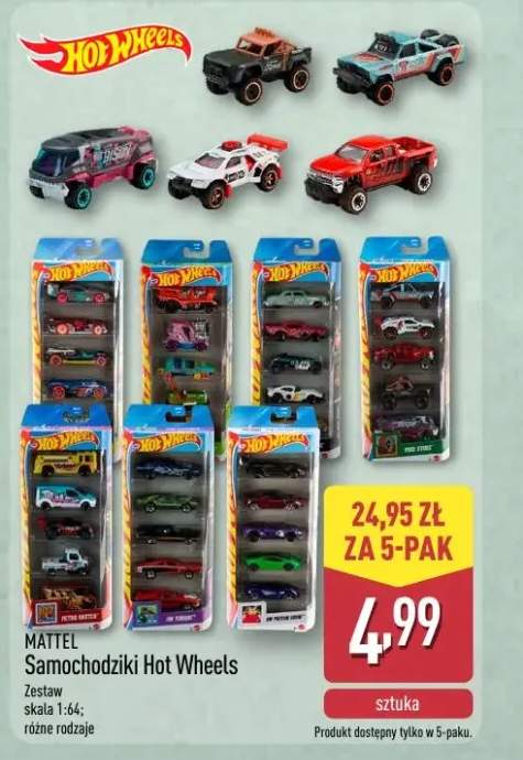 Samochodziki Hot Wheels MATTEL
