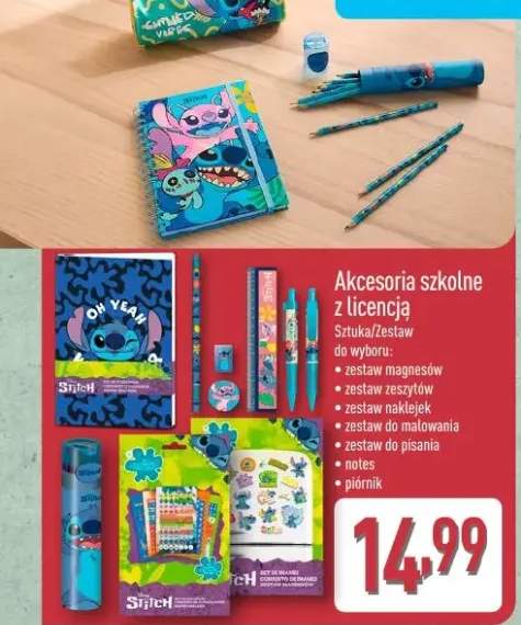 Akcesoria szkolne z licencją zestaw magnesów