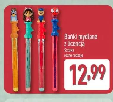 Bańki mydlane z licencją