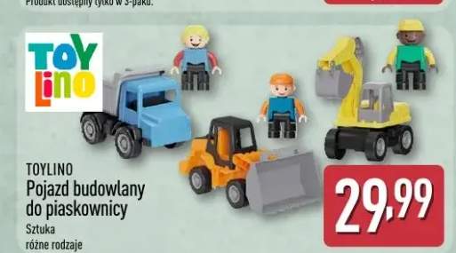Pojazd budowlany do piaskownicy Toylino