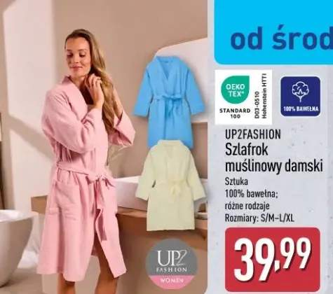 Szlafrok muślinowy damski UP2FASHION