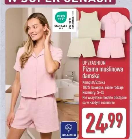 Piżama muślinowa damska UP2FASHION