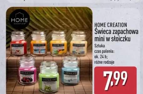 Świeca zapachowa mini w słoiczku HOME CREATION