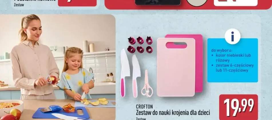 Zestaw do nauki krojenia dla dzieci CROFTON 6-częściowy