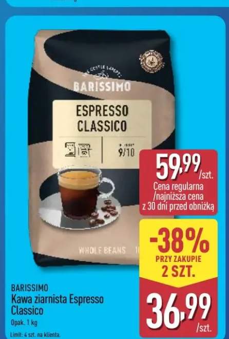 Kawa ziarnista Barissimo Espresso Classico