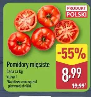 Pomidory mięsiste klasa I