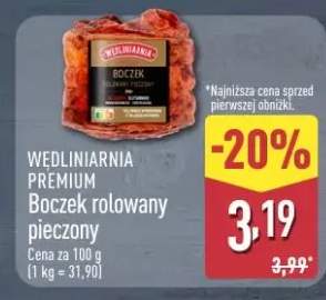 Boczek rolowany pieczony WĘDLINIARNIA PREMIUM