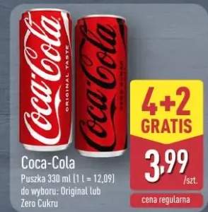 Napój gazowany Coca-Cola Zero Cukru