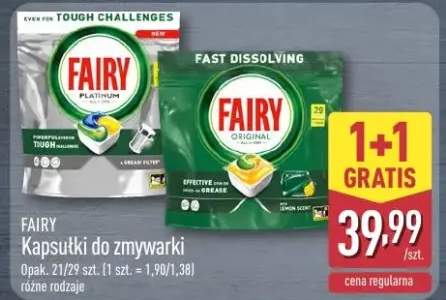 Kapsułki do zmywarki FAIRY Platinum