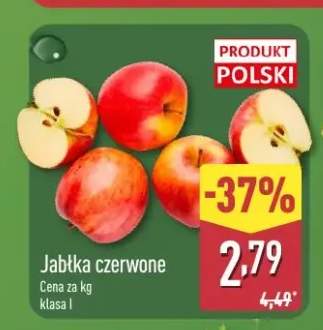 Jabłka czerwone polskie