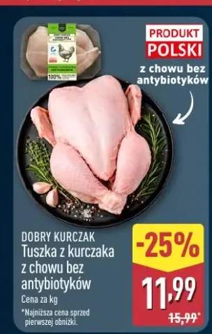 Tuszka z kurczaka z chowu bez antybiotyków Dobry Kurczak