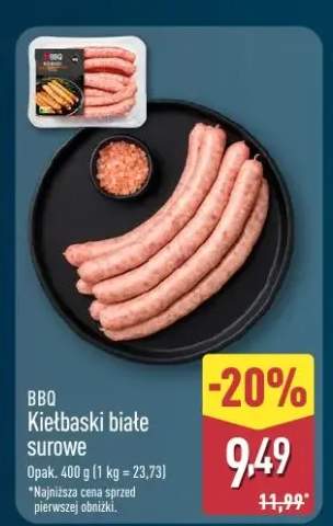 Kiełbaski białe surowe BBQ