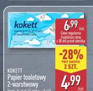 Papier toaletowy 2-warstwowy Kokett
