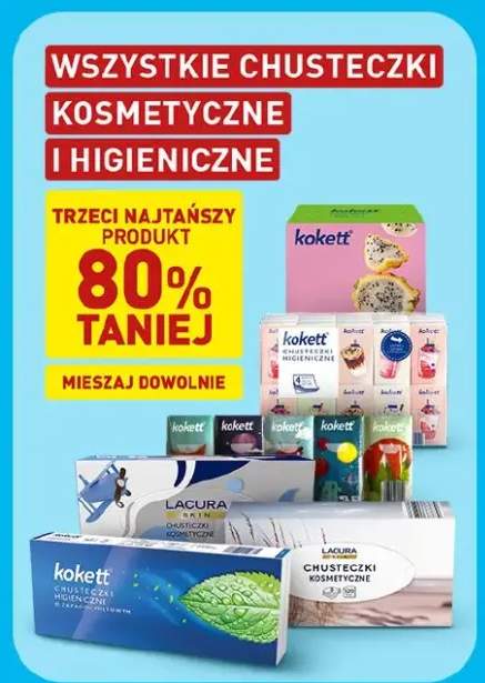 Chusteczki kosmetyczne Lacura Skin
