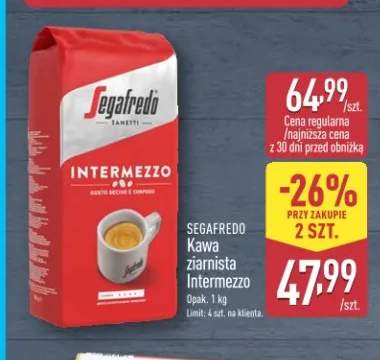 Kawa ziarnista Segafredo Intermezzo