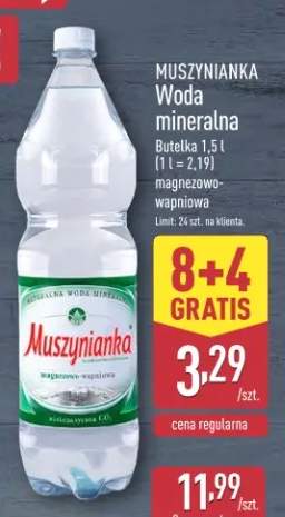 Woda mineralna Muszynianka magnezowo-wapniowa