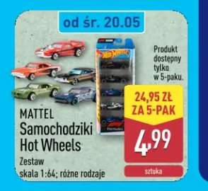 Samochodziki Hot Wheels Mattel 5-pak