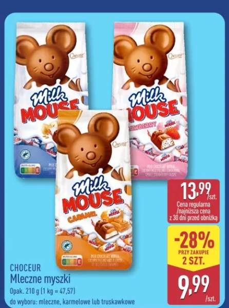 Mleczne myszki mleczne Choceur