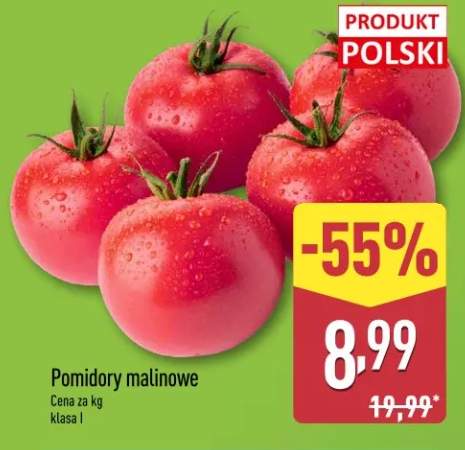 Pomidory malinowe polskie