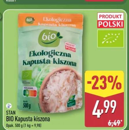 BIO Kapusta kiszona polska Stan