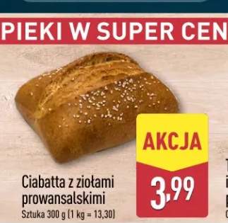 Ciabatta z ziołami prowansalskimi