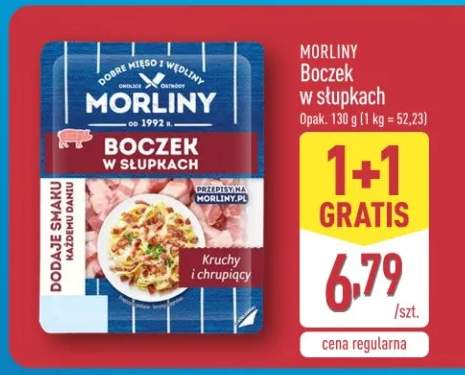 Boczek w słupkach Morliny