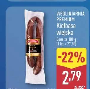 Kiełbasa wiejska Wędliniarnia Premium