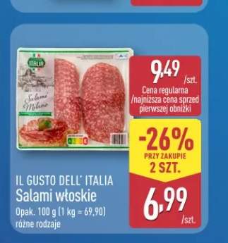 Salami włoskie Il Gusto Dell' Italia