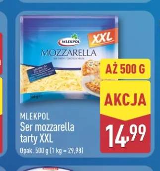 Ser mozzarella tarty XXL Mlekpol