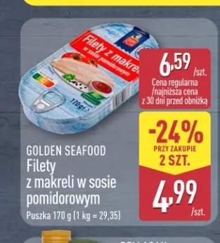 Filety z makreli w sosie pomidorowym Golden Seafood