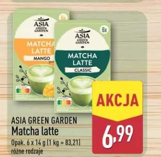 Matcha latte ASIA GREEN GARDEN Mango 6-pak 14g