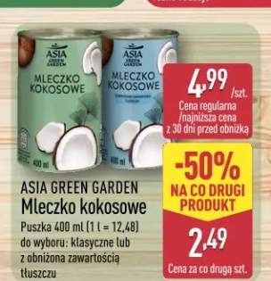 Mleczko kokosowe ASIA GREEN GARDEN