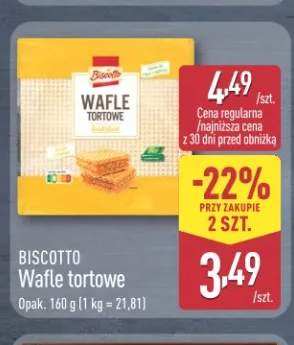 Wafle tortowe Biscotto