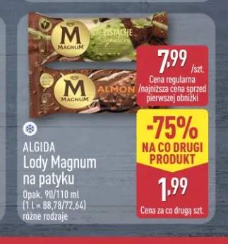 Lody Magnum na patyku Algida