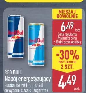 Napój energetyzujący Red Bull sugar free