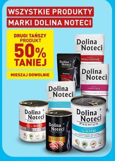 Karma dla psów Dolina Noteci Bogata w indyka