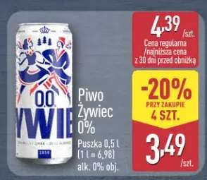 Piwo bezalkoholowe Żywiec 0%