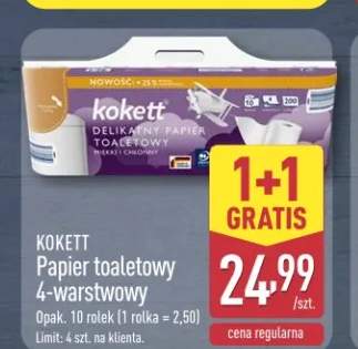 Papier toaletowy 4-warstwowy KOKETT