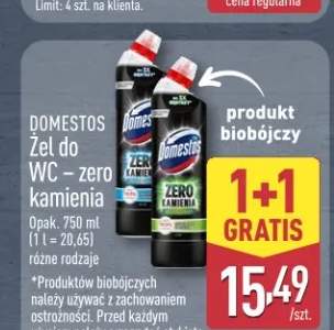 Żel do WC zero kamienia DOMESTOS