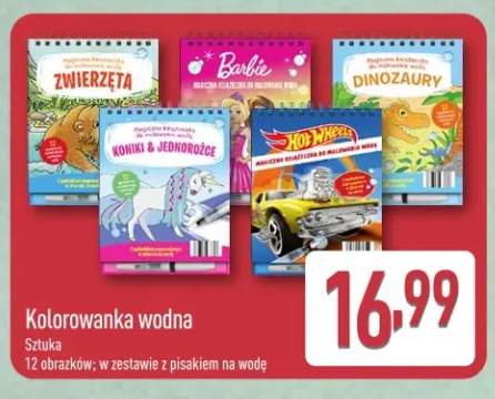 Kolorowanka wodna Barbie