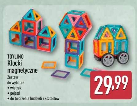 Klocki magnetyczne TOYLINO wiatrak