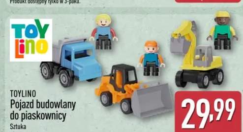 Pojazd budowlany do piaskownicy Toylino