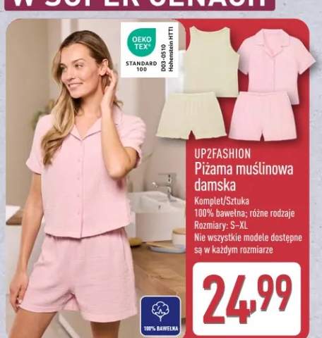 Piżama muślinowa damska UP2FASHION