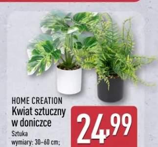 Kwiat sztuczny w doniczce HOME CREATION 30-60cm